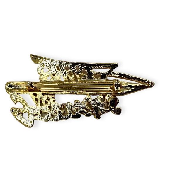 Secretaries are sharp Vintage brooch costume - Picture 3 of 6